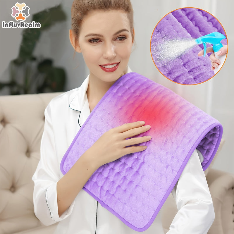 "Cozy Relief: InfLuvRealm Heating Pad for Back, Neck & Shoulder Pain"