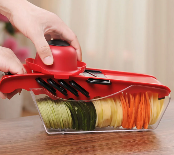 Cortadora de cocina multifunción de 6 cuchillas
