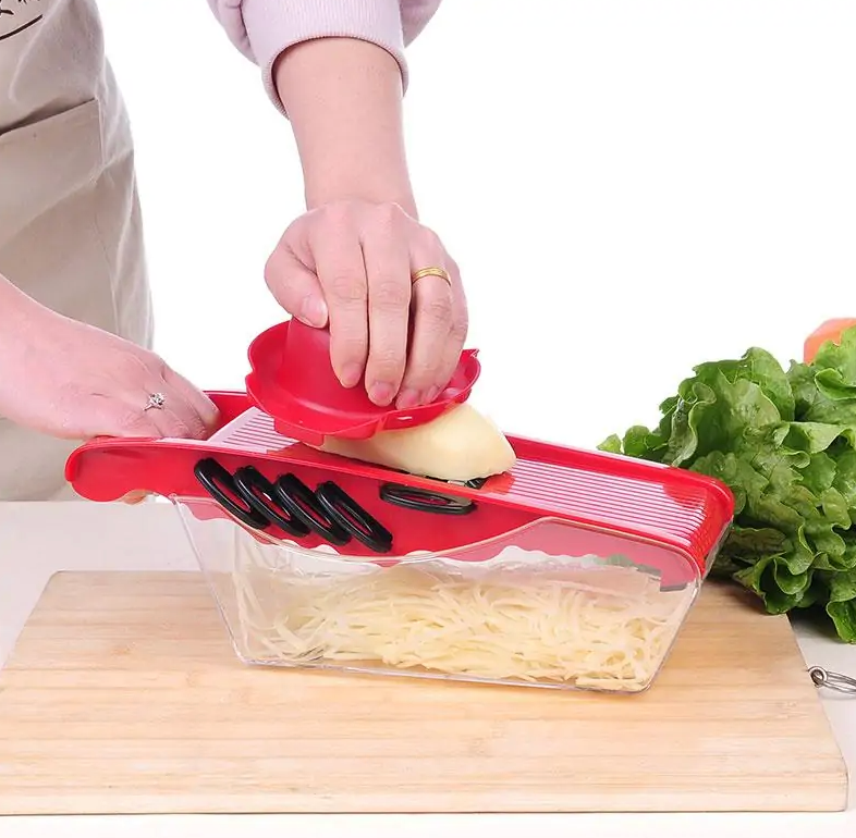 Cortadora de cocina multifunción de 6 cuchillas