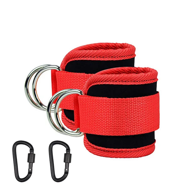 Bandas de Resistencia TPE - Set con Correas de Tobillo para Fitness & Yoga