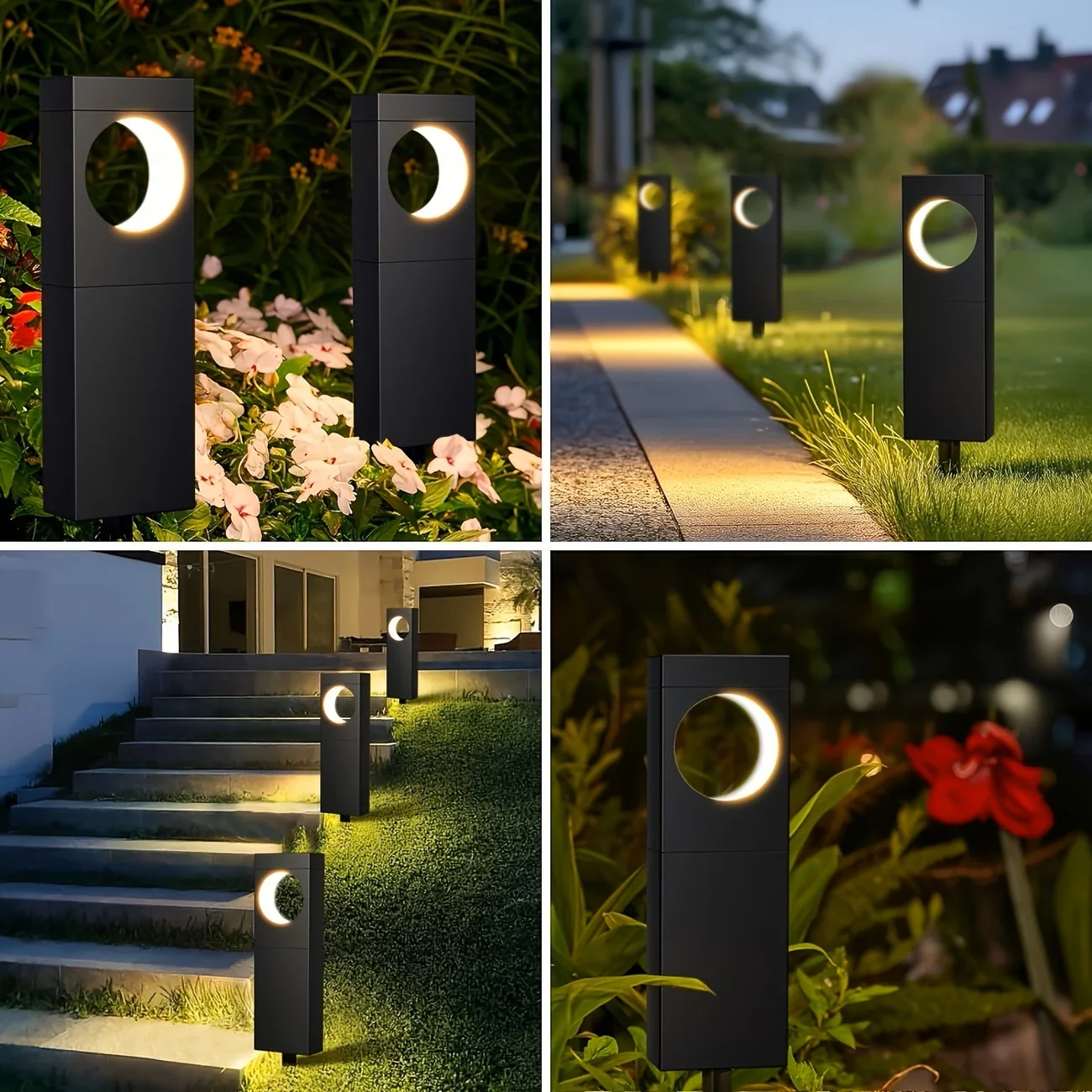 Bright Moon Waterproof Solar Pathway Lights - Image 6