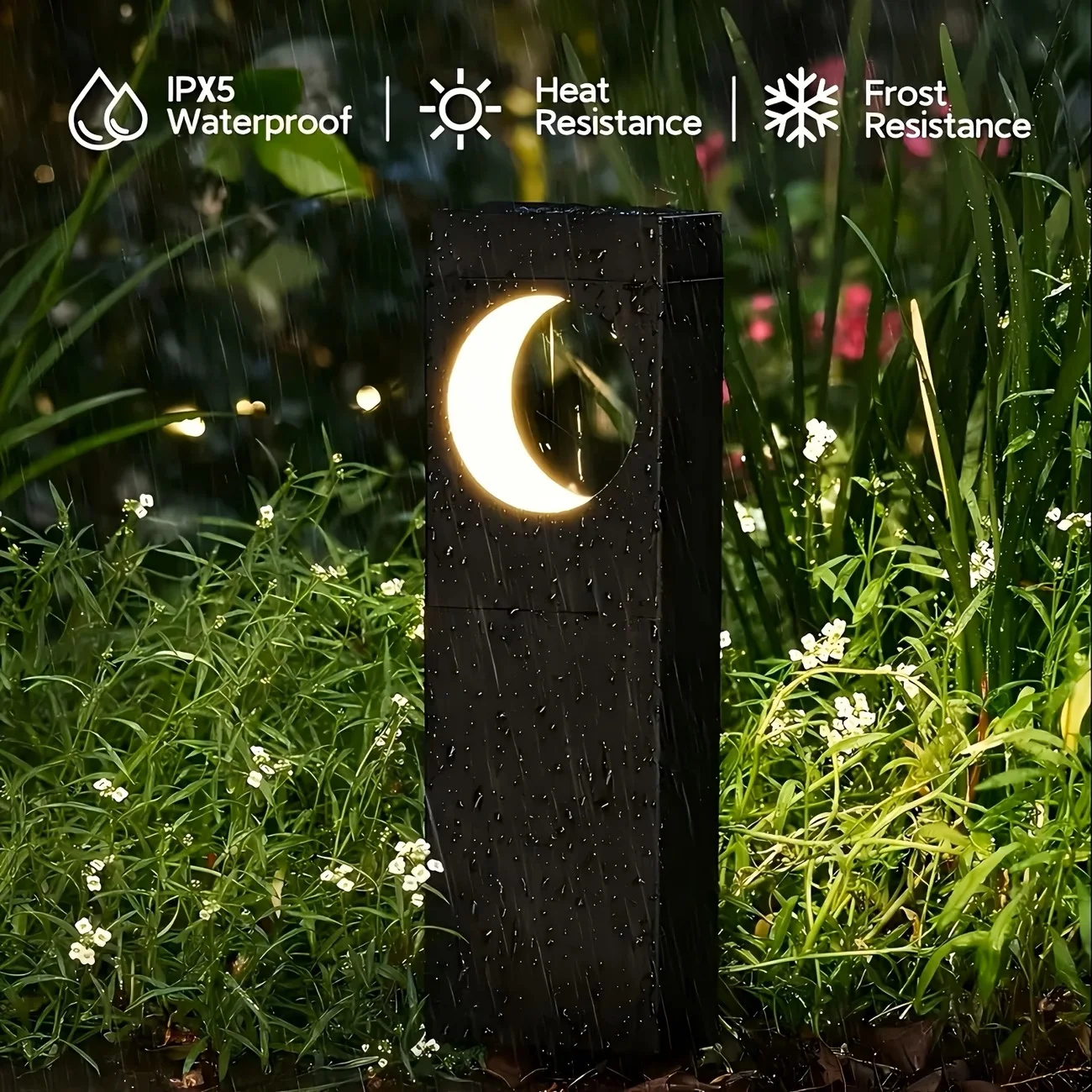 Bright Moon Waterproof Solar Pathway Lights - Image 4