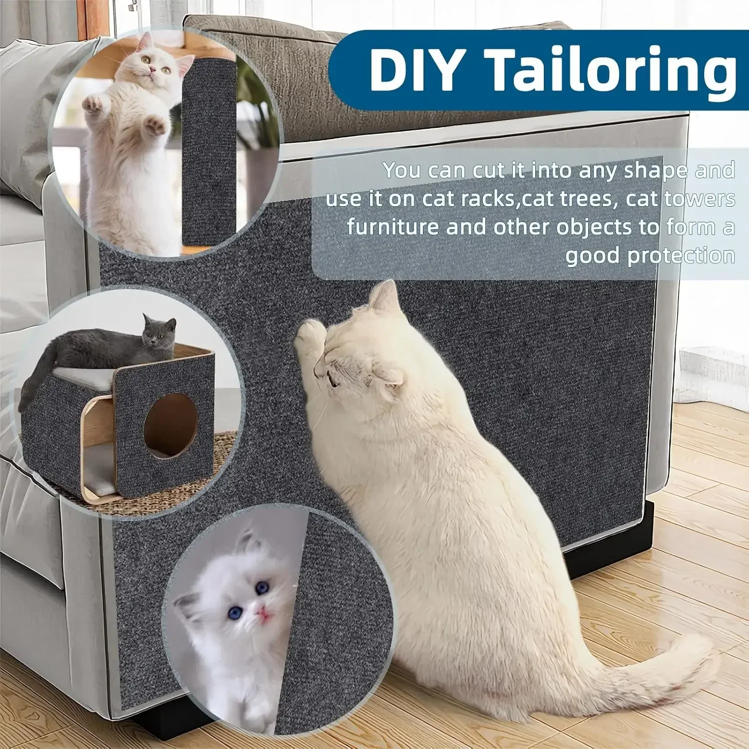 Premium Multi Surface Heavy-Duty Cat Scratching Pad - Image 4