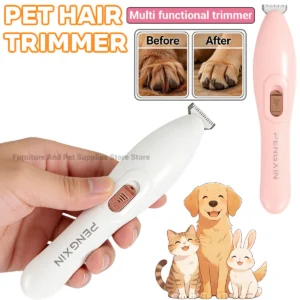 Electric Paw, Face & Ear Hair Trimmer for Dogs & Cats