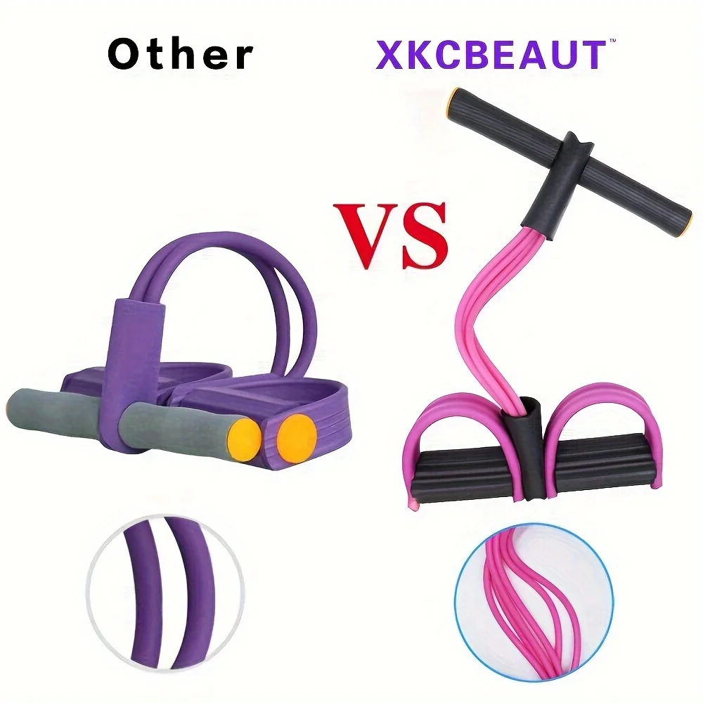 Premium 6-Tube Latex Resistance Trainer for Home Fitness - Image 4