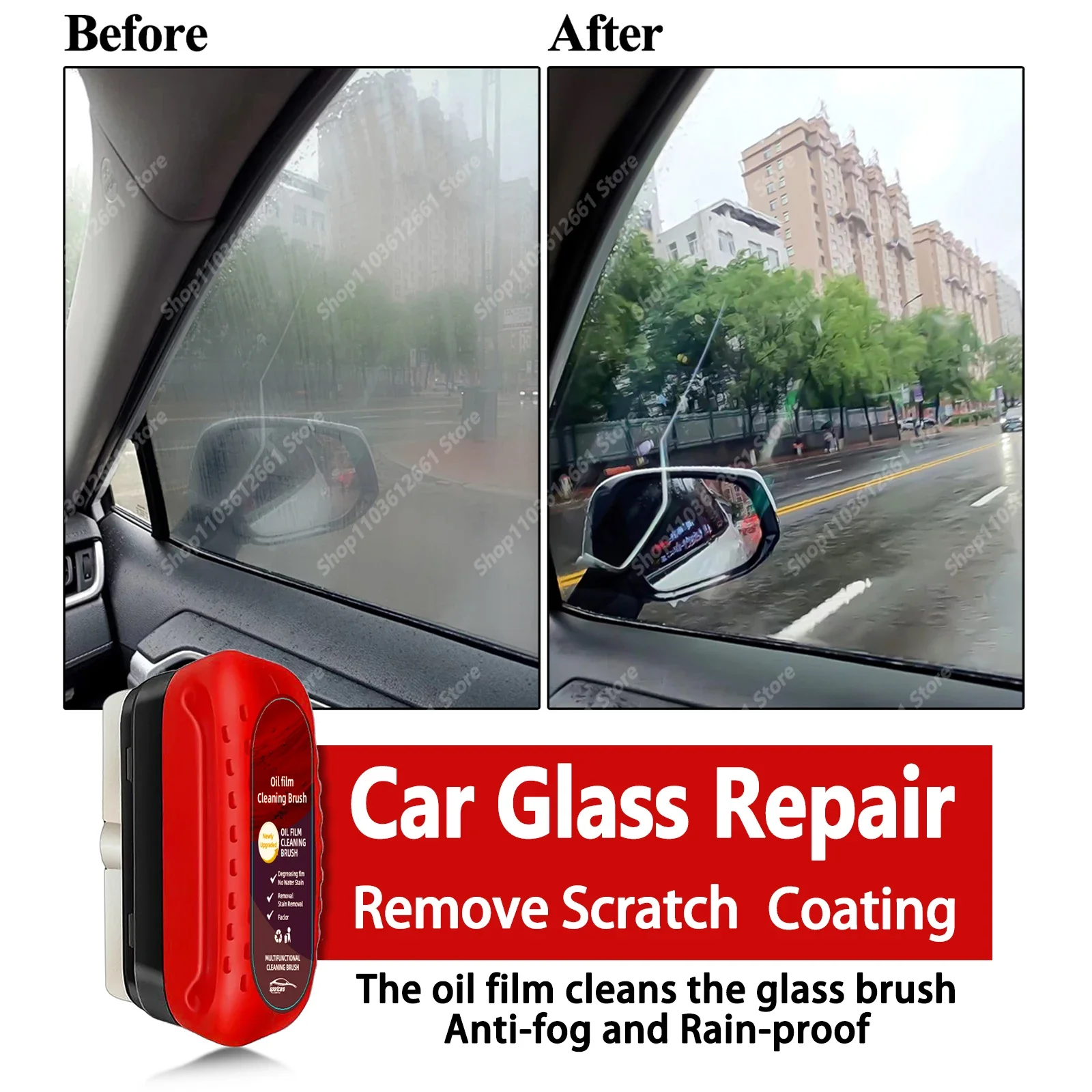 Advanced Heavy Duty Glass Restorer & Stripper with Applicator - Image 3