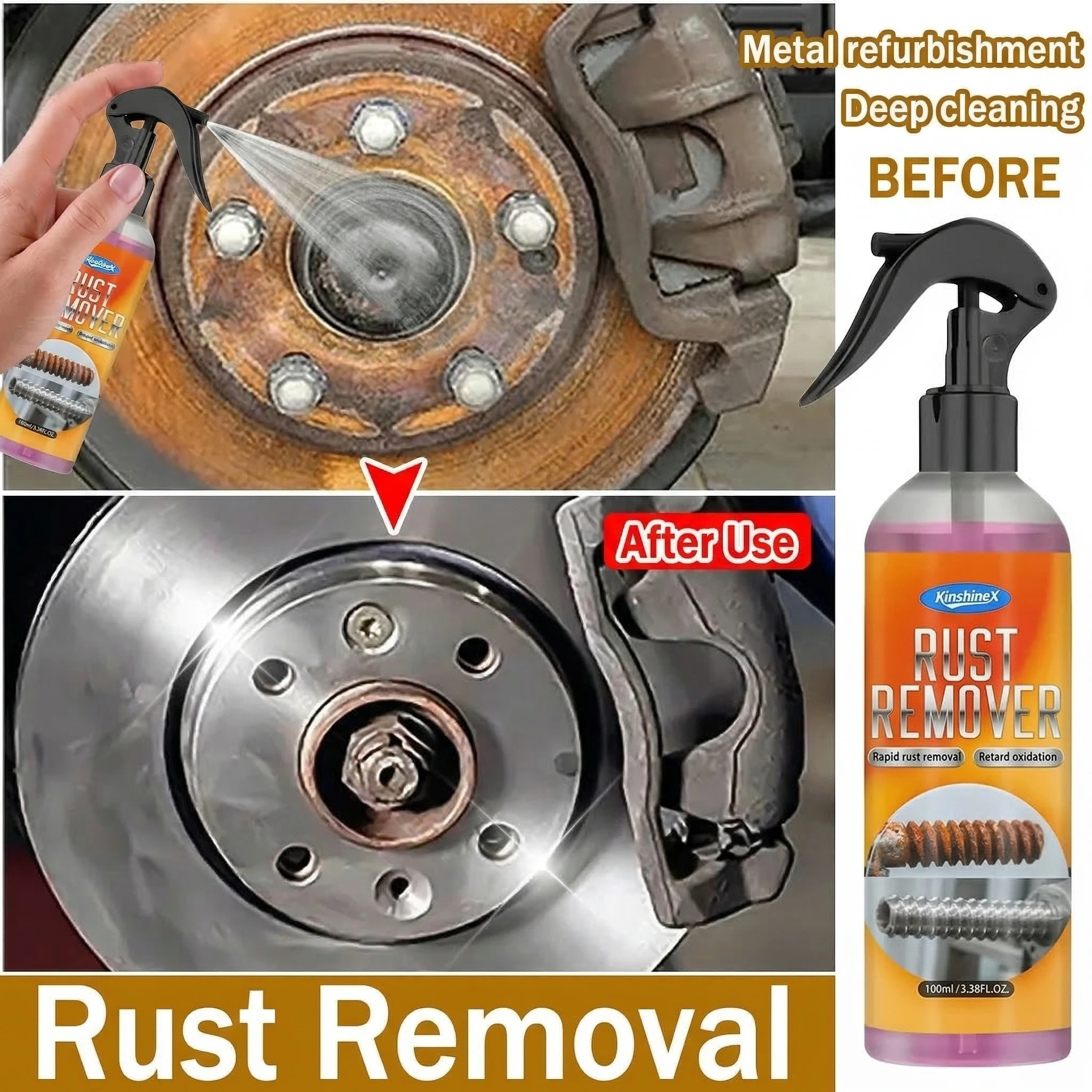 Multifunctional Car Rust Remover & Metal Surface Protector (1/3 PCS) - Image 3