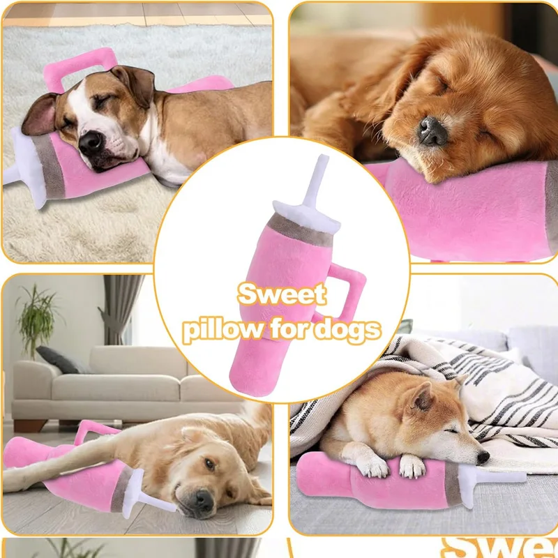 Premium Durable Squeaky Dog Cup Chew Toy for Aggressive Chewers - Image 5