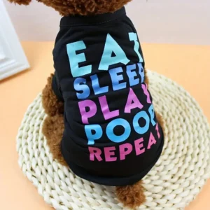 Premium Ultra Stretchy Breathable Printed Pet T-Shirt