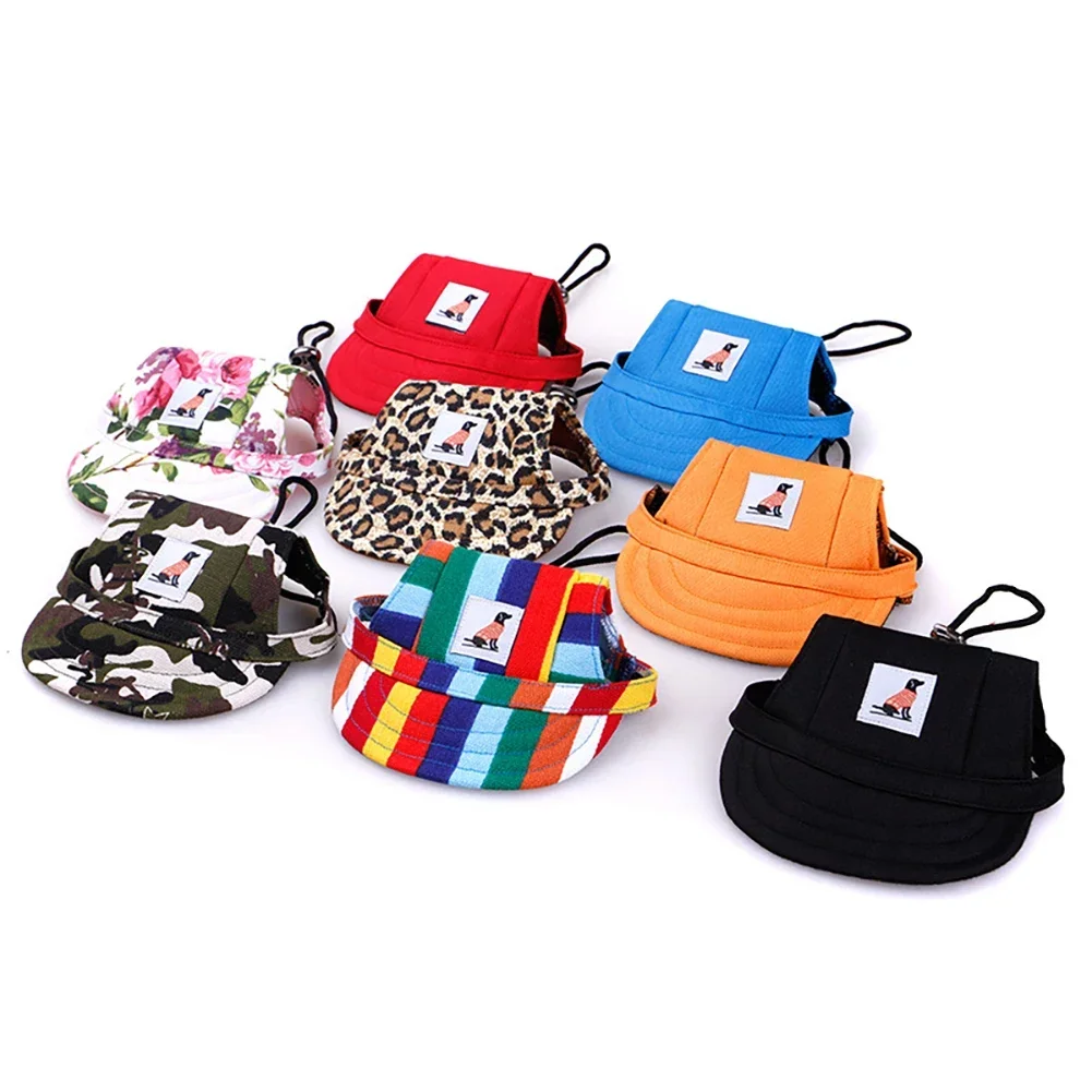 Premium Sun Protection Pet Baseball Visor Hat with Ear Holes - Image 3