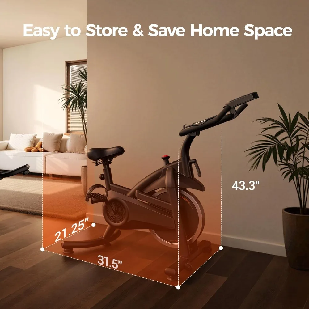 Next Gen Home Fitness Cycling Bike with Heart Rate Monitor - Image 5