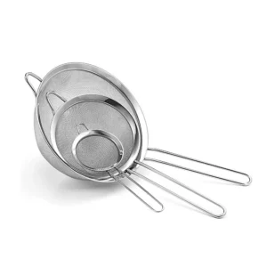 Multipurpose Kitchen Flour Sieve & Tea Strainers (3-Pack)