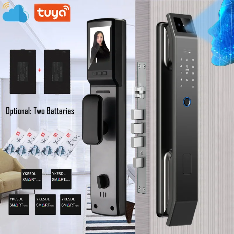 Biometric Fingerprint & 3D Face Unlock Smart Lock