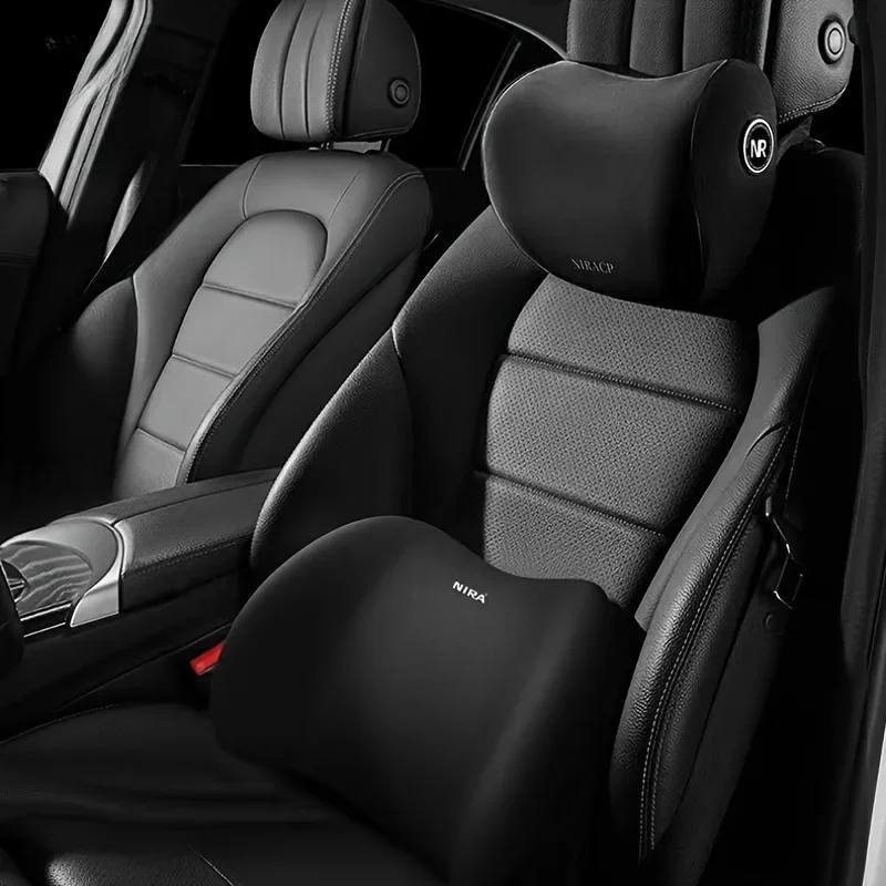 Ergonomic Memory Foam Car Seat Cushion & Lumbar Support Set - Image 6