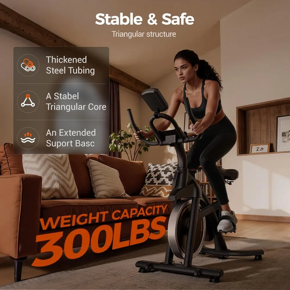 Next Gen Home Fitness Cycling Bike with Heart Rate Monitor - Image 2