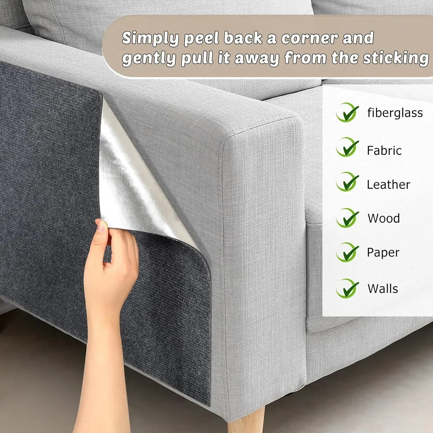 Premium Multi Surface Heavy-Duty Cat Scratching Pad - Image 3
