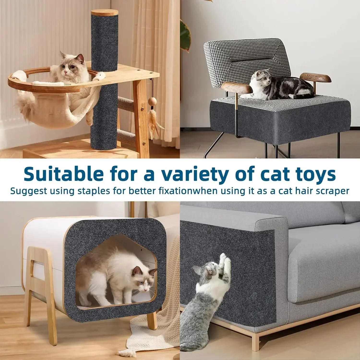 Premium Multi Surface Heavy-Duty Cat Scratching Pad - Image 5