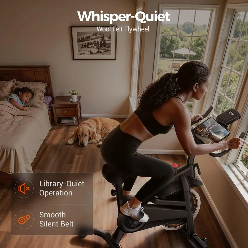 Next Gen Home Fitness Cycling Bike with Heart Rate Monitor - Image 3