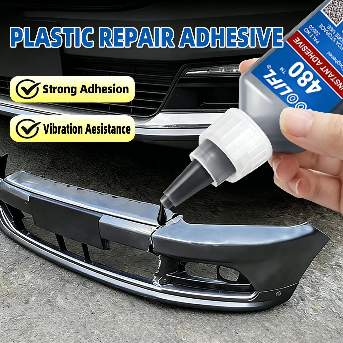 Advanced Industrial Strength Metal, Plastic & Rubber Bonding Adhesive