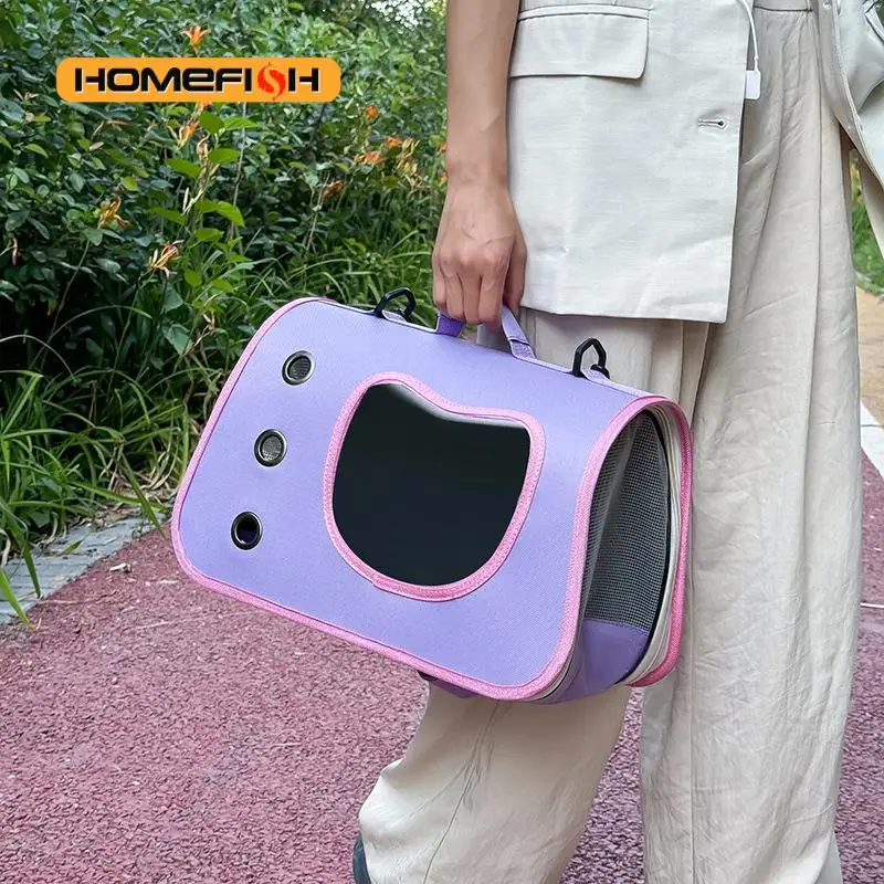 Premium Breathable Foldable Pet Carrier & Shoulder Travel Bag - Image 5
