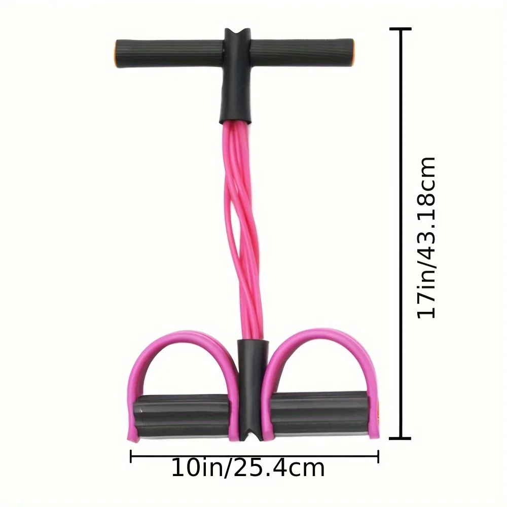 Premium 6-Tube Latex Resistance Trainer for Home Fitness - Image 5