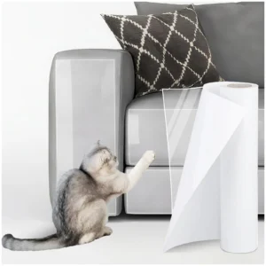 Heavy-Duty Clear Cat Scratch Deterrent Roll for Sofas
