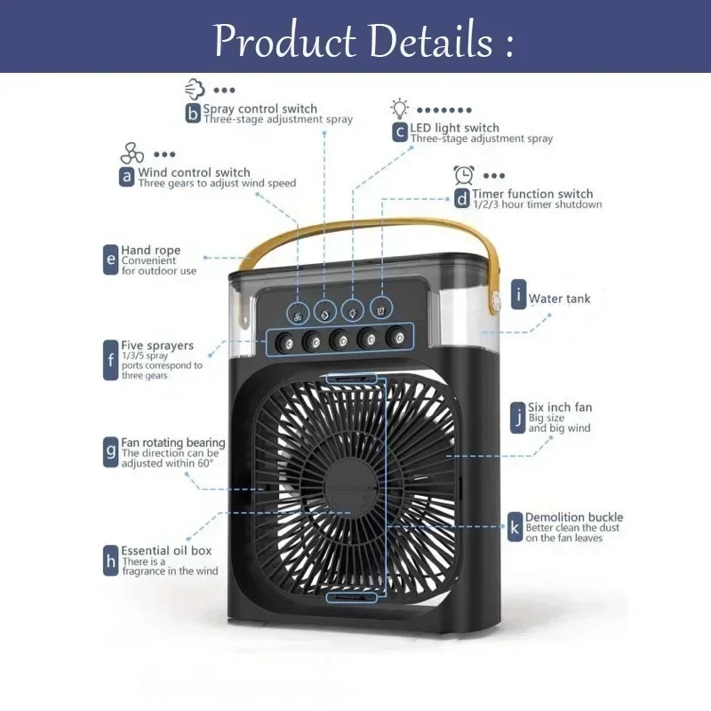 Premium Personal Space Air Cooler Fan - Image 5
