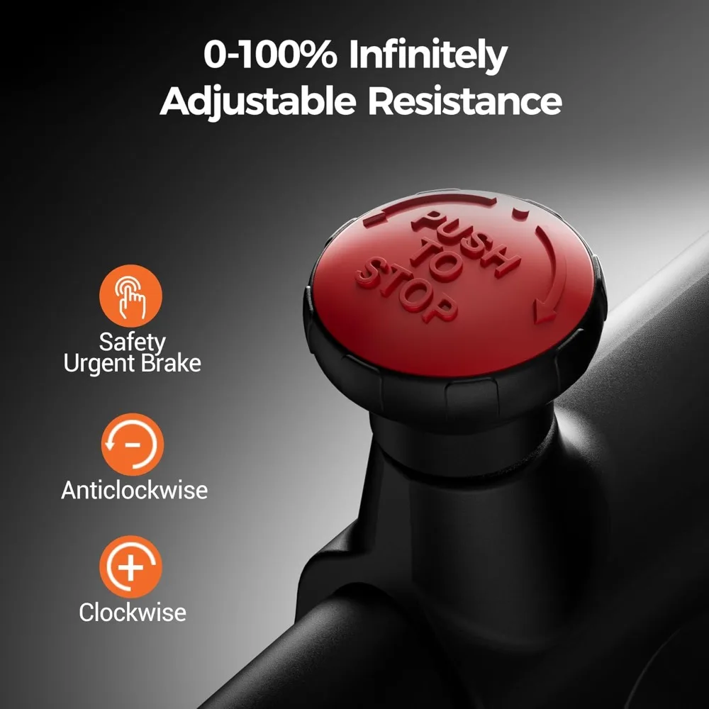Next Gen Home Fitness Cycling Bike with Heart Rate Monitor - Image 6