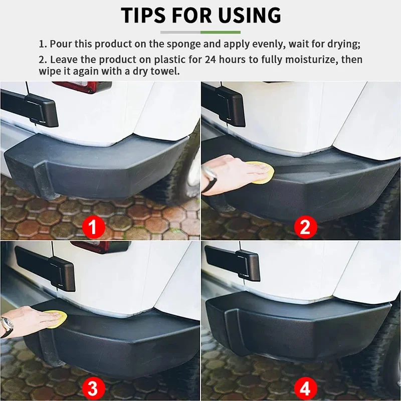 Advanced Automotive Hydrophobic Plastic & Trim Restorer - Image 6