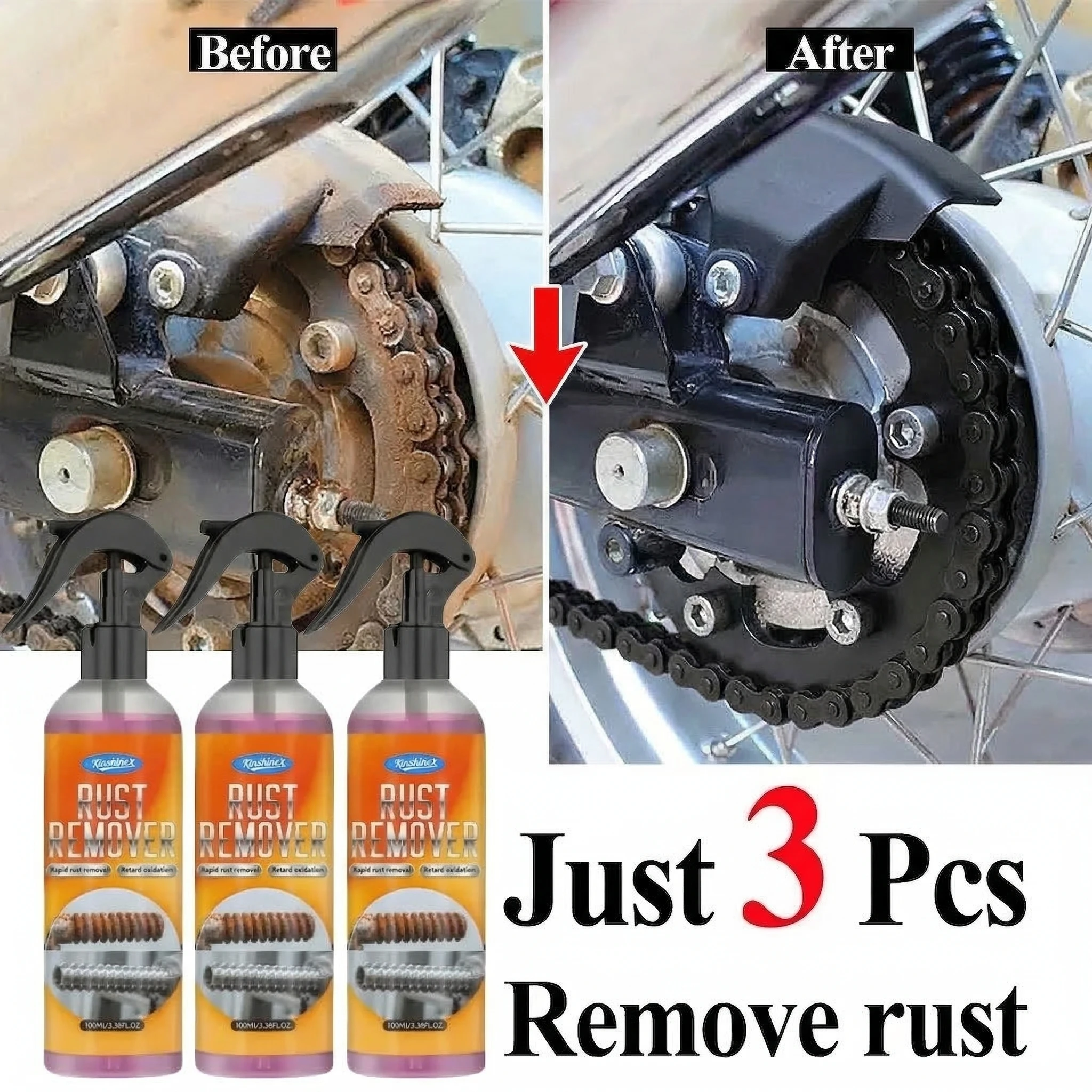 Multifunctional Car Rust Remover & Metal Surface Protector (1/3 PCS) - Image 4