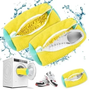 Shoe Washing & Drying Bag with Soft Fiber – Machine Washable Shoe Laundry Protector