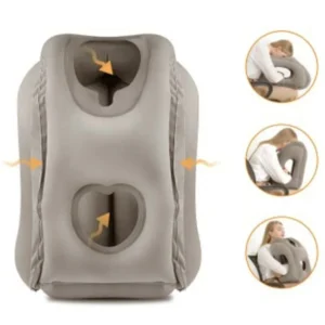 Inflatable Headrest Neck Pillow for Airplanes & Cars